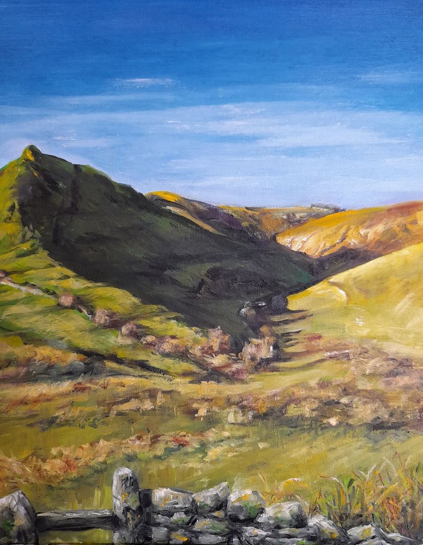 Thorpe Cloud, canvas
